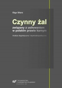 Czynny żal związany z usiłowaniem - okłakda ebooka