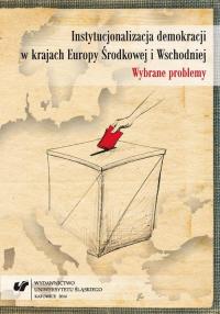 Instytucjonalizacja demokracji - okłakda ebooka