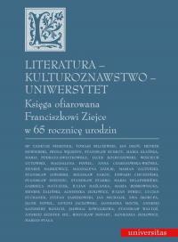 Literatura - kulturoznawstwo - - okłakda ebooka