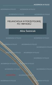 Melancholia w poezji polskiej po - okłakda ebooka