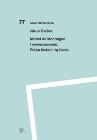 Michel de Montaigne i nowoczesność. - okłakda ebooka