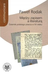 Między zapisem a literaturą. Dziennik - okłakda ebooka