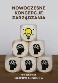 Nowoczesne koncepcje zarządzania - okłakda ebooka