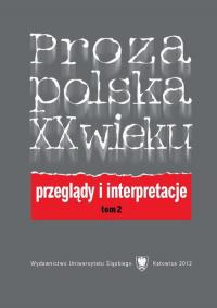 Proza polska XX wieku. Przeglądy - okłakda ebooka