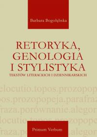 Retoryka, genologia i stylistyka - okłakda ebooka