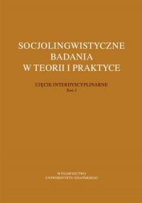 Socjolingwistyczne badania w teorii - okłakda ebooka