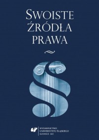 Swoiste źródła prawa - okłakda ebooka