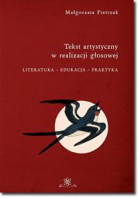 Tekst artystyczny w realizacji - okłakda ebooka