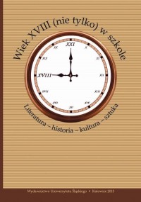 Wiek XVIII (nie tylko) w szkole. - okłakda ebooka