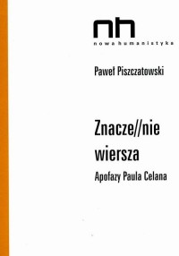 Znacze//nie wiersza. Apofazy Paila - okłakda ebooka