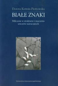 Białe znaki. Milczenie w strukturze - okłakda ebooka
