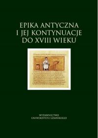 Epika antyczna i jej kontynuacje - okłakda ebooka