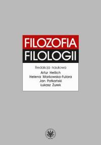 Filozofia filologii - okłakda ebooka