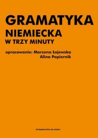Gramatyka niemiecka w trzy minuty - okłakda ebooka