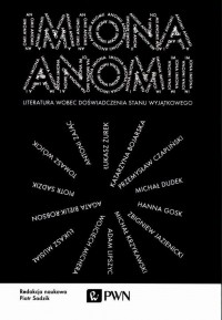 Imiona anomii. Literatura wobec - okłakda ebooka