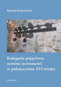 Kategoria pojęciowa nomina instrumenti - okłakda ebooka