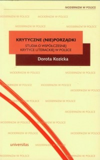 Krytyczne (nie)porządki. Studia - okłakda ebooka