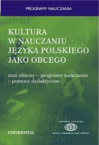 Kultura w nauczaniu języka polskiego - okłakda ebooka