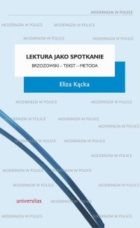 Lektura jako spotkanie. Brzozowski - okłakda ebooka