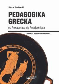Pedagogika grecka od Protagorasa - okłakda ebooka