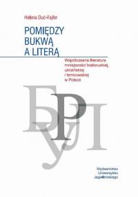 Pomiędzy bukwą a literą. Współczena - okłakda ebooka