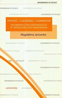 Postać człowiek charakter modernistyczna - okłakda ebooka