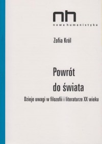 Powrót do świata. Dzieje uwagi - okłakda ebooka