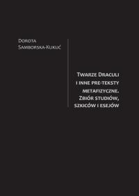 Twarze Draculi i inne pre-teksty - okłakda ebooka