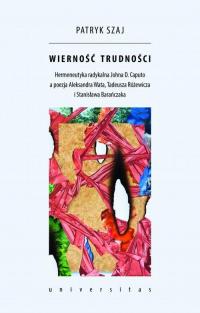 Wierność trudności. Hermeneutyka - okłakda ebooka