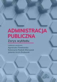 Administracja publiczna Zarys wykładu - okłakda ebooka