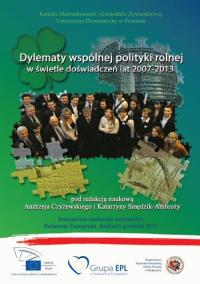 Dylematy wspólnej polityki rolnej - okłakda ebooka