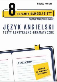Egzamin ósmoklasisty z języka angielskiego. - okłakda ebooka