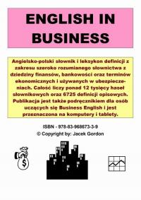 English in Business - okłakda ebooka