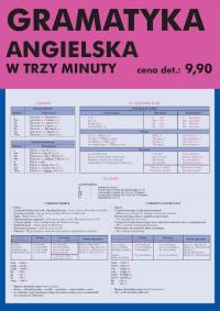 Gramatyka angielska w trzy minuty - okłakda ebooka