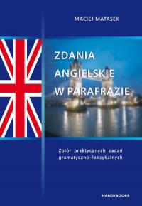 Zdania angielskie w parafrazie. - okłakda ebooka
