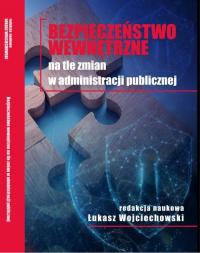 Bezpieczeństwo wewnętrzne na tle - okłakda ebooka