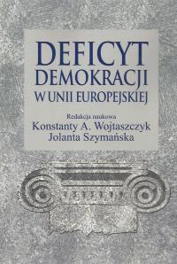 Deficyt demokracji w Unii Europejskiej - okłakda ebooka