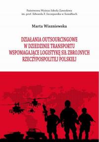 Działania outsourcingowe w dziedzinie - okłakda ebooka