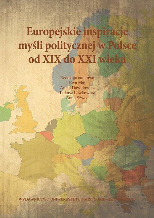 Europejskie inspiracje myśli politycznej - okłakda ebooka