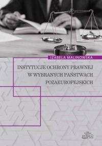 Instytucje ochrony prawnej w wybranych - okłakda ebooka