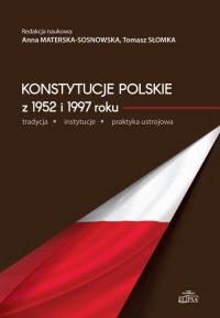 Konstytucje polskie z 1952 i 1997 - okłakda ebooka