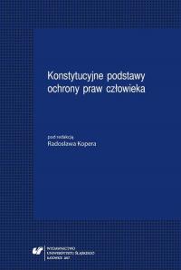 Konstytucyjne podstawy ochrony - okłakda ebooka