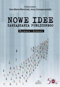 Nowe idee zarządzania publicznego. - okłakda ebooka