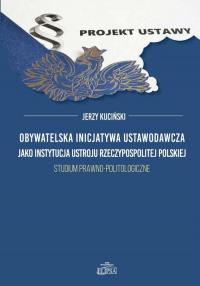 Obywatelska inicjatywa ustawodawcza - okłakda ebooka