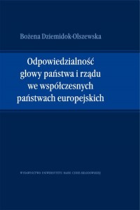 Odpowiedzialność głowy państwa - okłakda ebooka