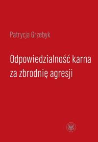 Odpowiedzialność karna za zbrodnię - okłakda ebooka