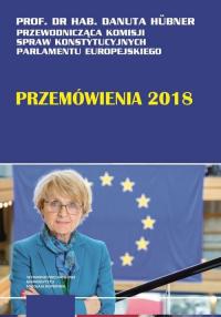 Przemówienia 2018 - okłakda ebooka