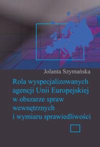 Rola wyspecjalizowanych agencji - okłakda ebooka