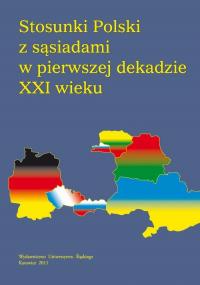 Stosunki Polski z sąsiadami w pierwszej - okłakda ebooka
