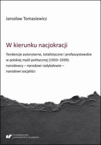 W kierunku nacjokracji. Tendencje - okłakda ebooka